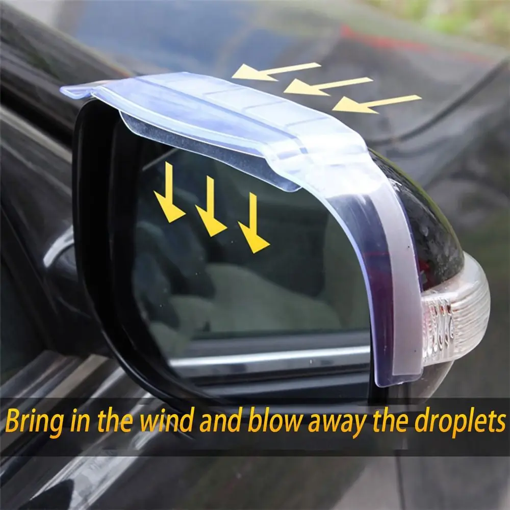 Protector de lluvia antirreflectante Universal, estilo de secado al aire, cubierta de lluvia, visera de Sol para coche, espejo retrovisor, ceja de lluvia
