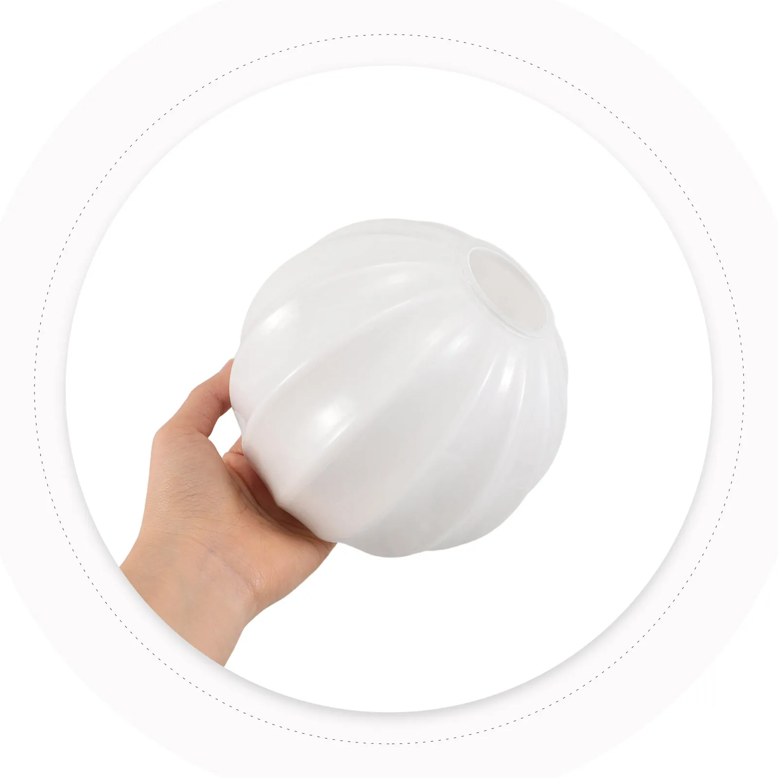 

Glass Globe Lampshade Replacement for E27 Ceiling Lights - Round Diffuser Shade for Pendant Fixtures Modern Living Room Lighting