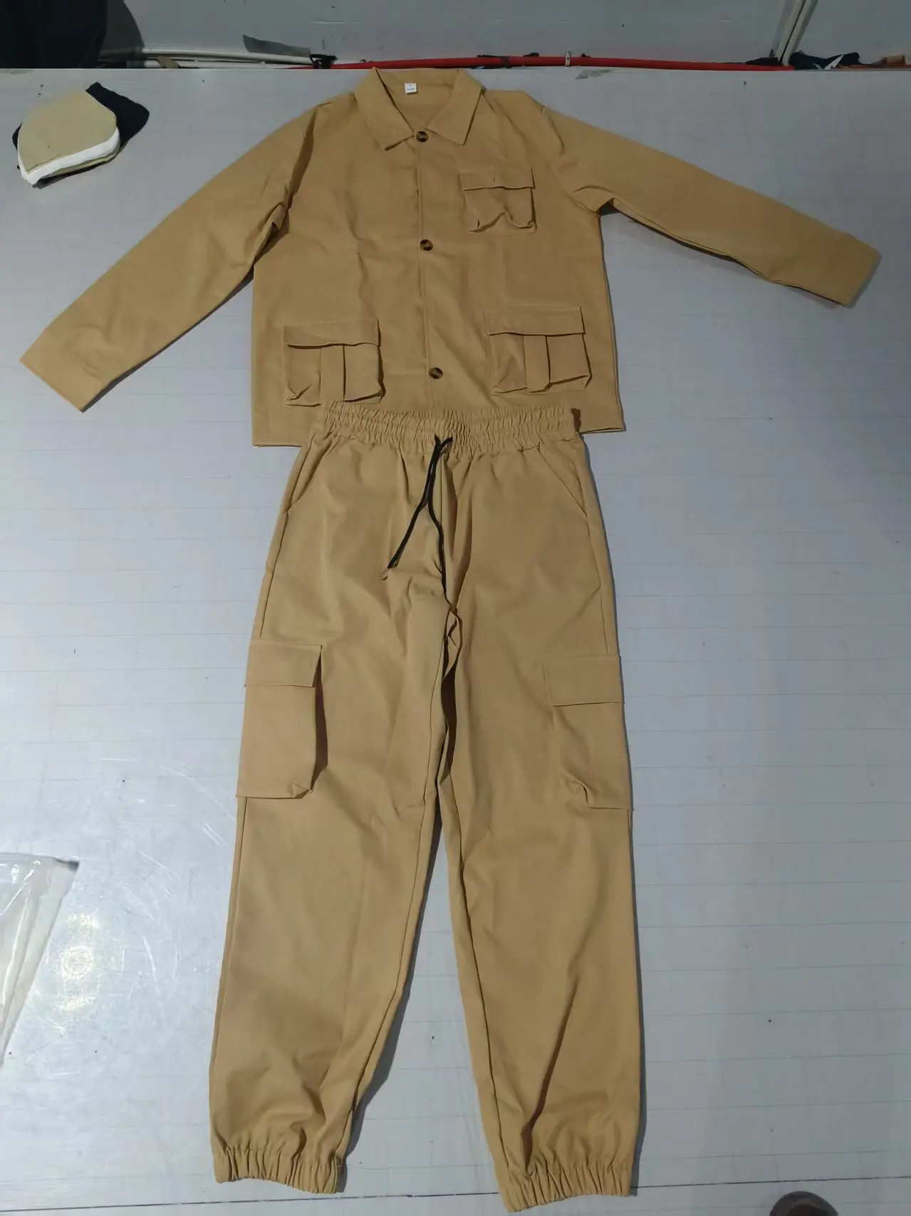 Conjunto Multiusos para Campismo al Aire Libre para Hombre, Primavera/Verano, con Diseño Relajado de Múltiples Bolsillos y Estilo Retro