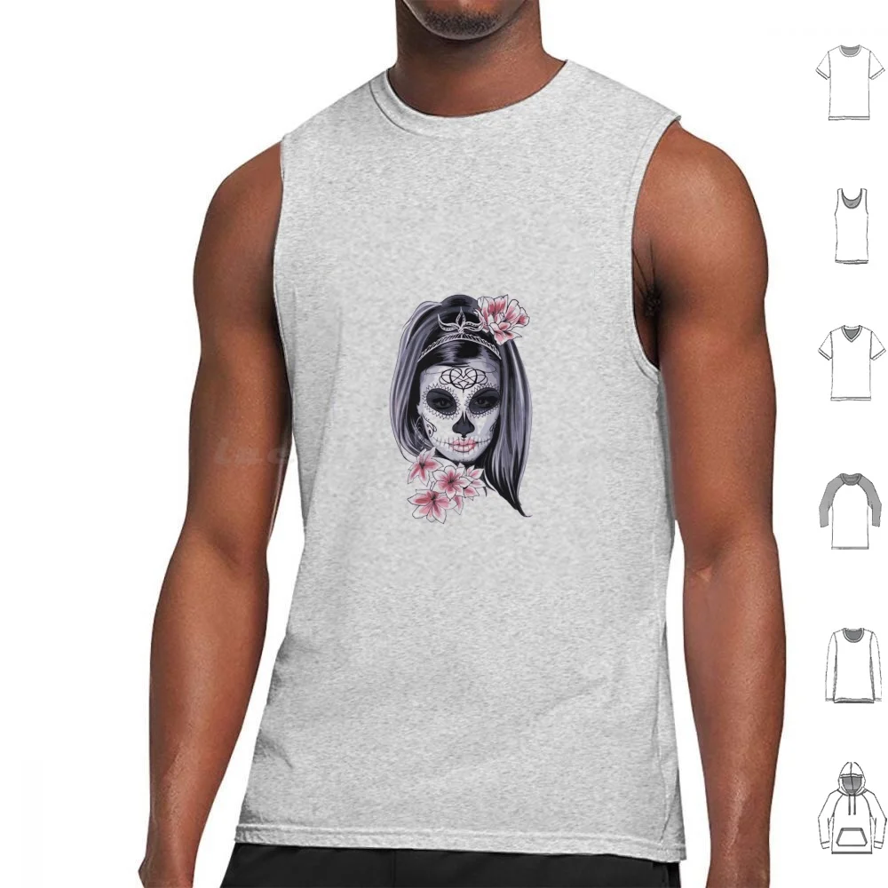 Maria Tank Tops Vest Sleeveless Maria Skull Of Death Skull Death Skull Skull Skull Skull Magnet Skull Skull Skull Hoddie