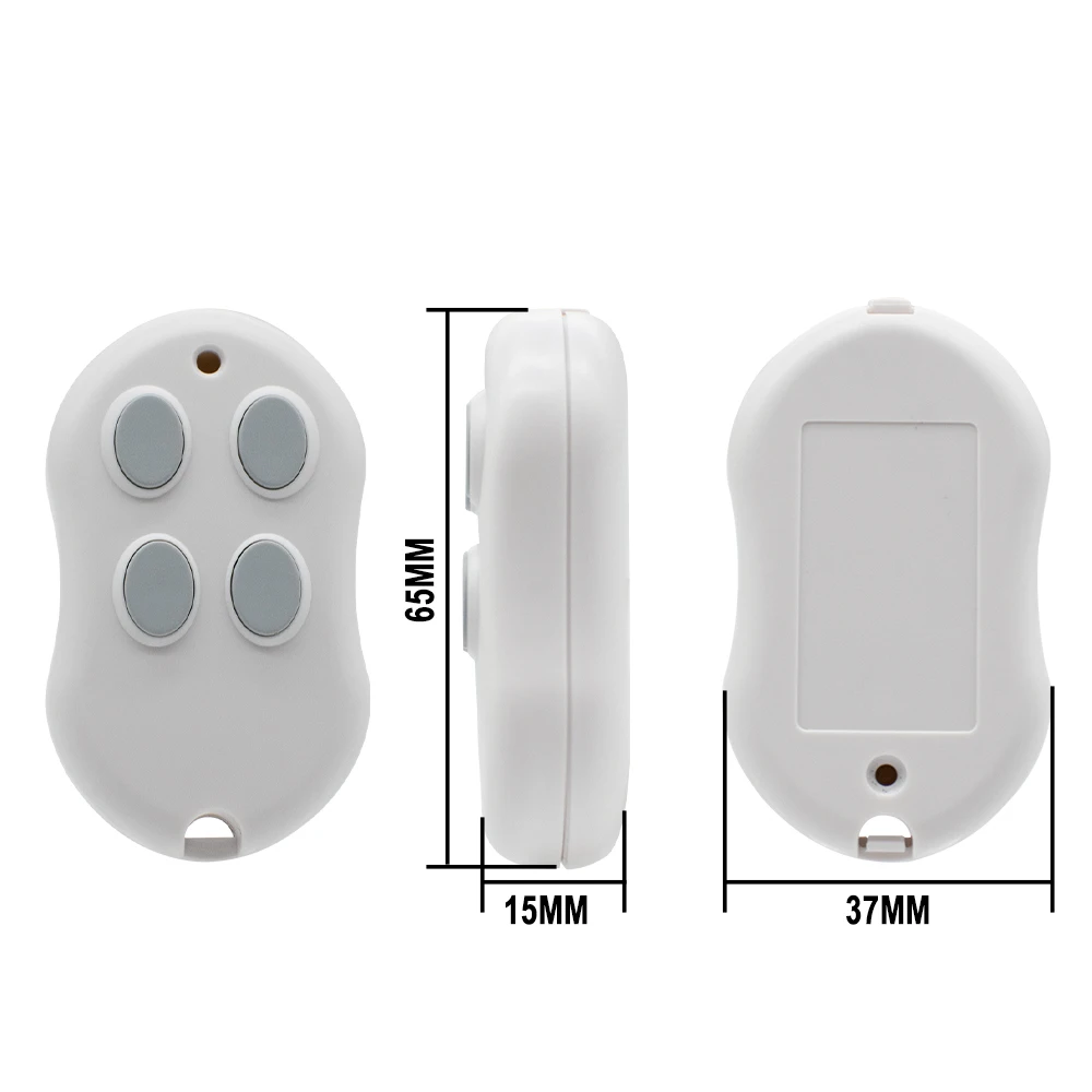 TX4 Telecomando per garage Compatibile al 100% TX2, TX PICCOLO, TX2 COLORE 433,92 MHz Rolling Code Cancello Apriporta