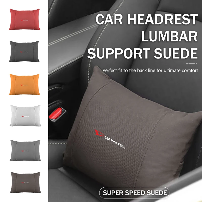 Soporte para Reposacabezas de Coche Daihatsu, Cojín Lumbar Transpirable, Accesorios para Feroza, Cuore, Storia, Rocky, Harga, Ayla, Sigra, Hijet