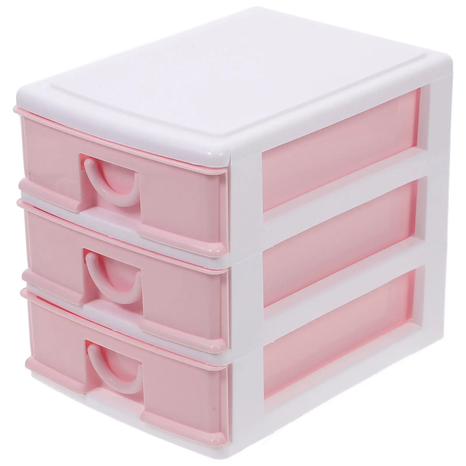 

Прозрачный органайзер для хранения с выдвижными ящиками, настольный шкафчик для косметики и мелочей, большой емкости, из прозрачного пластика