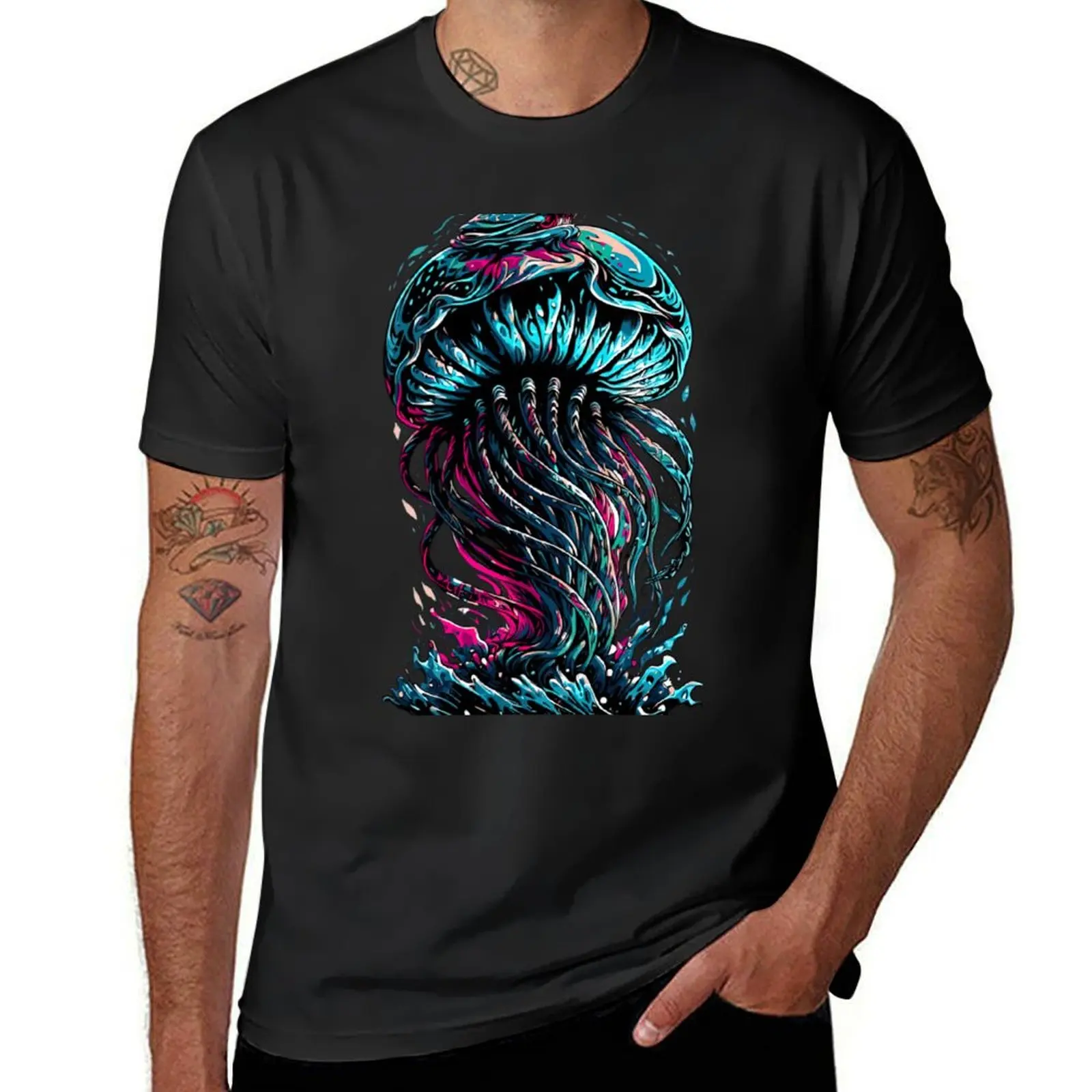 

Colorful Jellyfish T-Shirt aesthetic clothes cute clothes cheap stuff custom t-shirts mens funny t shirts