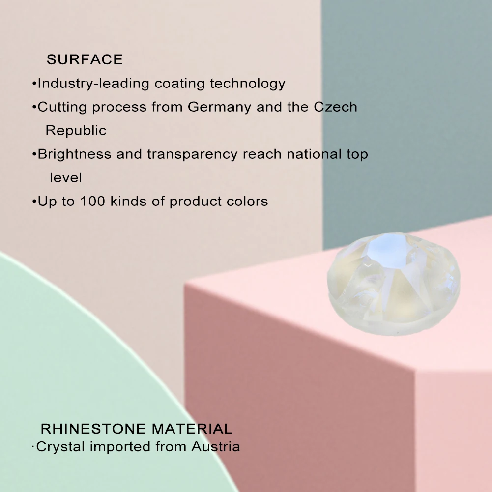 YHB-Mocha EN XIRIUS Flat Crystal Sewing Stones Flatback Sew on Rhinestones for Garment Clothes and Bags, Top Quality