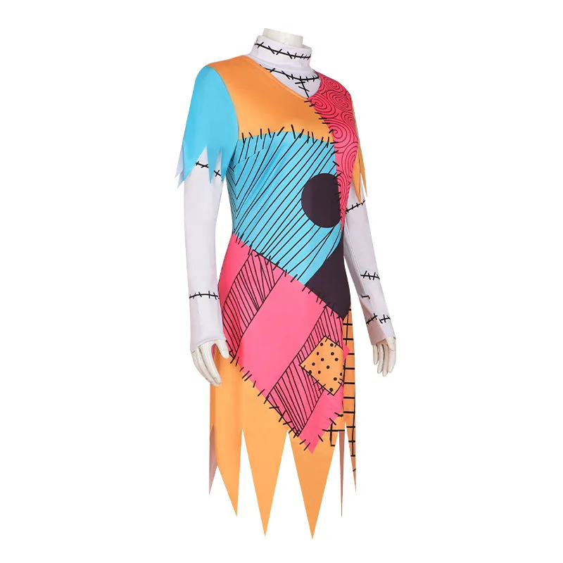 Halloween Cosplay Kostüm Nacht vor Cisas Nighare S Claus Devili Hexe Damen Traditionelles ethnisches Bühnenkostüm