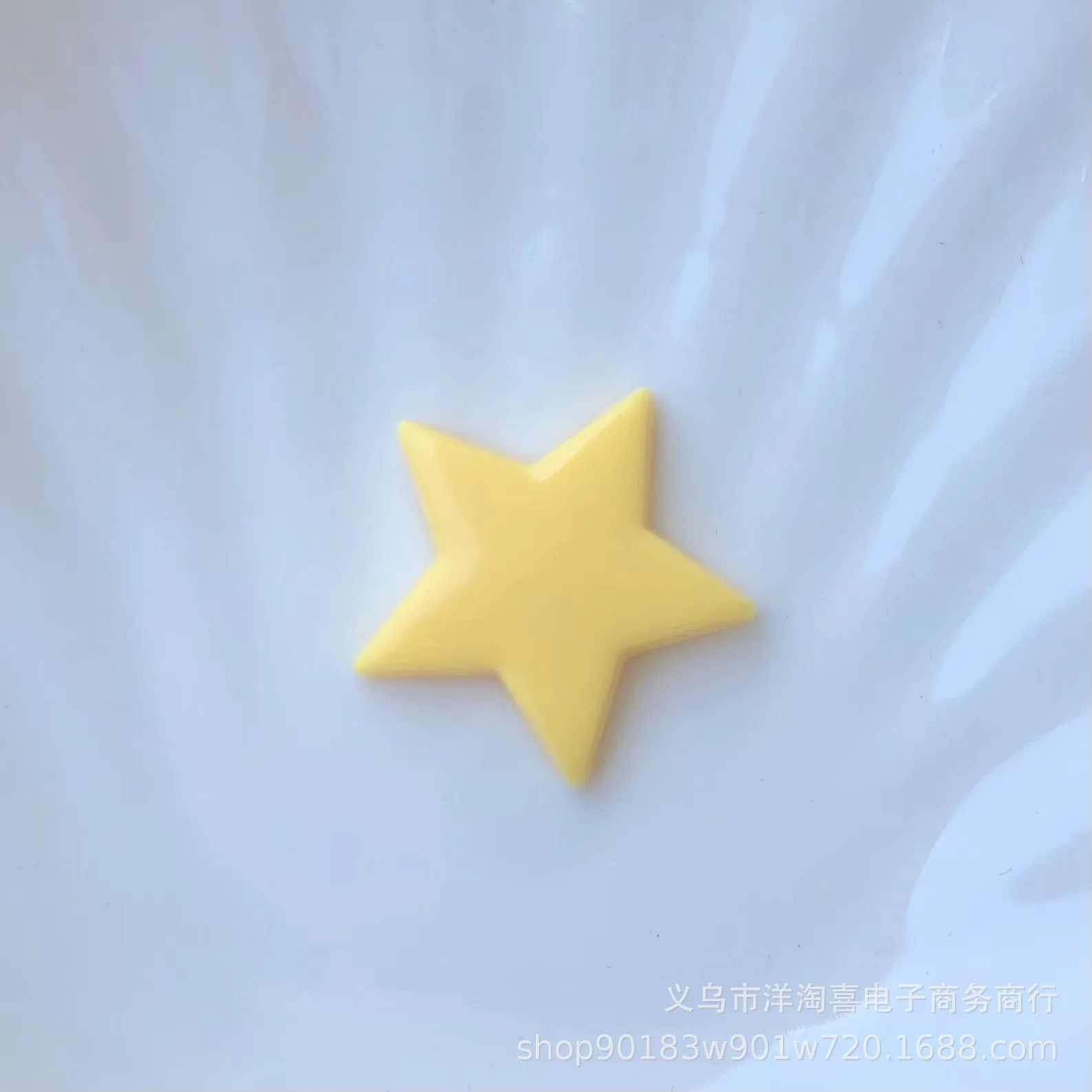 Cabujones planos de resina con dibujos de estrellas amarillas, serie miniso, materiales para manualidades diy, dijes para hacer joyas, 5 uds.