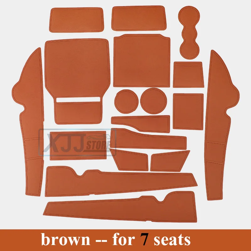 

For Mercedes Benz GLC X254 C254 2023 2024 2025 Original Leather Gate Slot Pad Non-slip Water Cup Mat