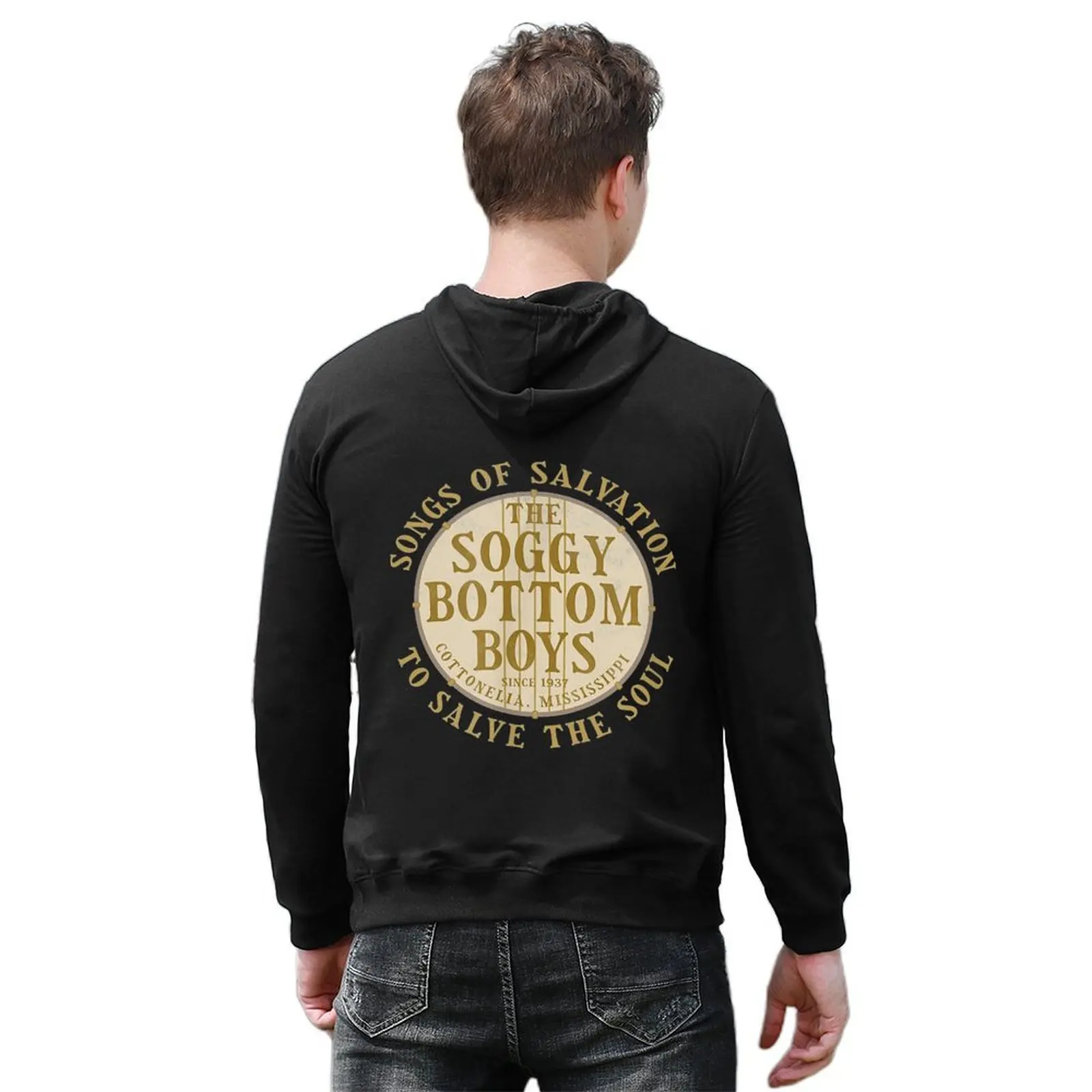 The Soggy Bottom Boys - Cottonelia، Mississippi Hoodie ملابس أنيمي جرافيك تي شيرت رجالي بقلنسوة