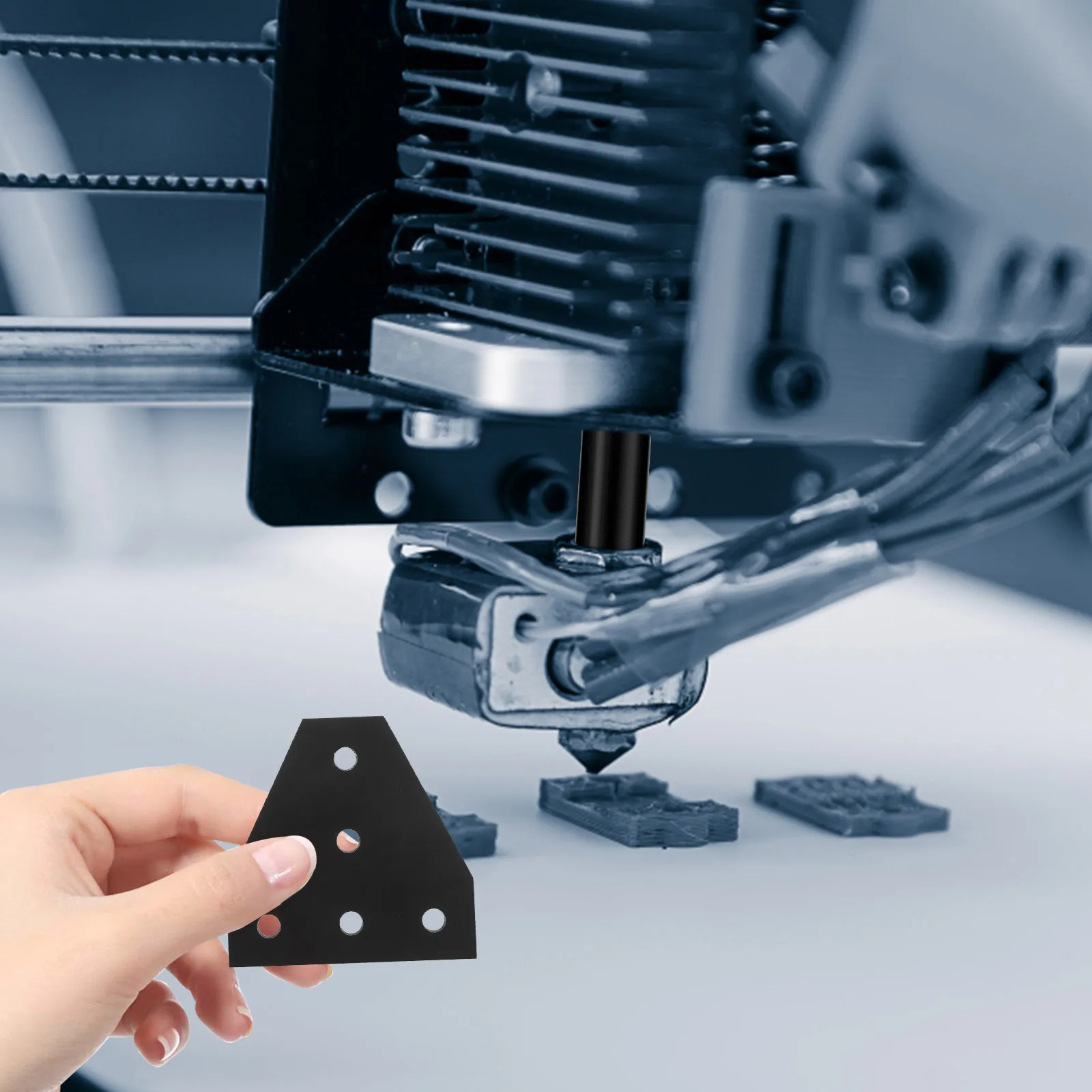 

Aluminum Profile T5 Connecting Plate 2020 Extrusion Reinforcement Brackets for 3D Printer Frame Stable Installation Hardware