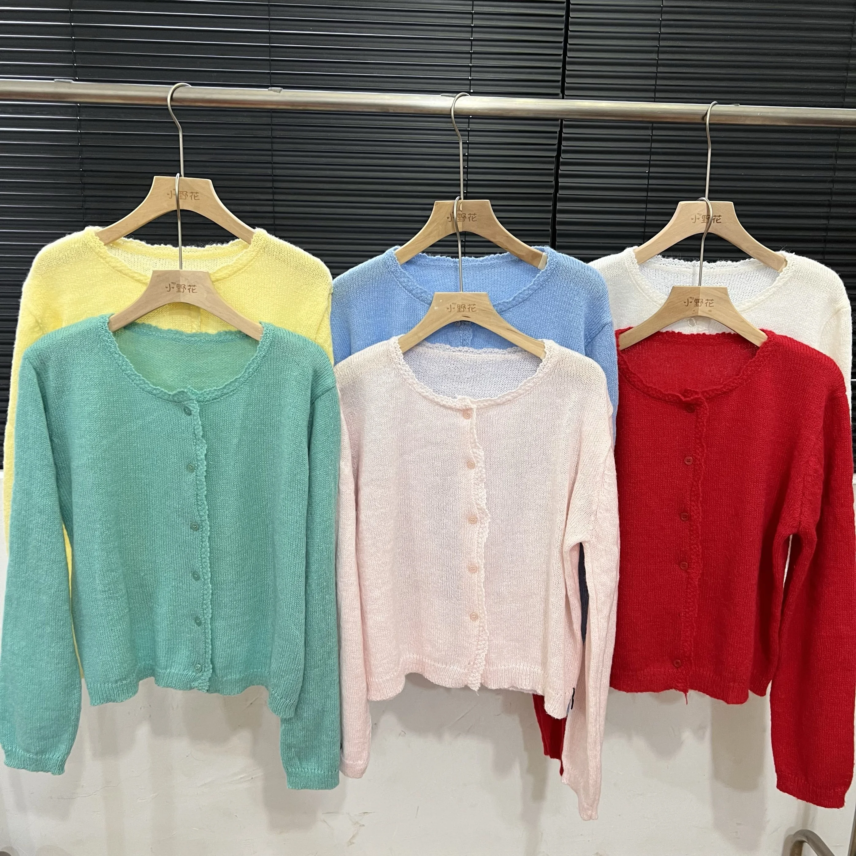 

Soft Wool Camere Open Cardigan ort Sve Long Sve Slimming Top Korean Sle Gentle Spring Faion Women's Knitted Swe...