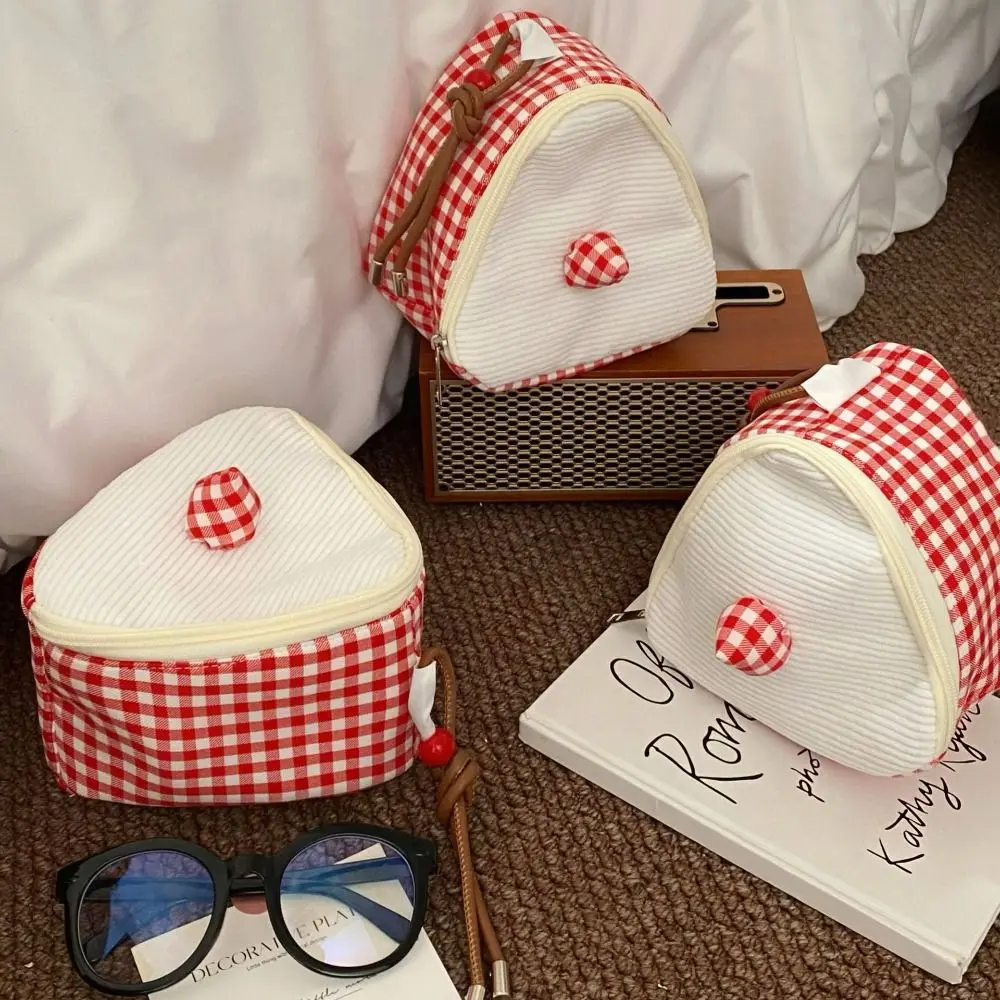 

New Cake Makeup Bag Large Capacity with Zipper Camera Bag Anti-Scratch Universal Cosmetic Pouch Travel