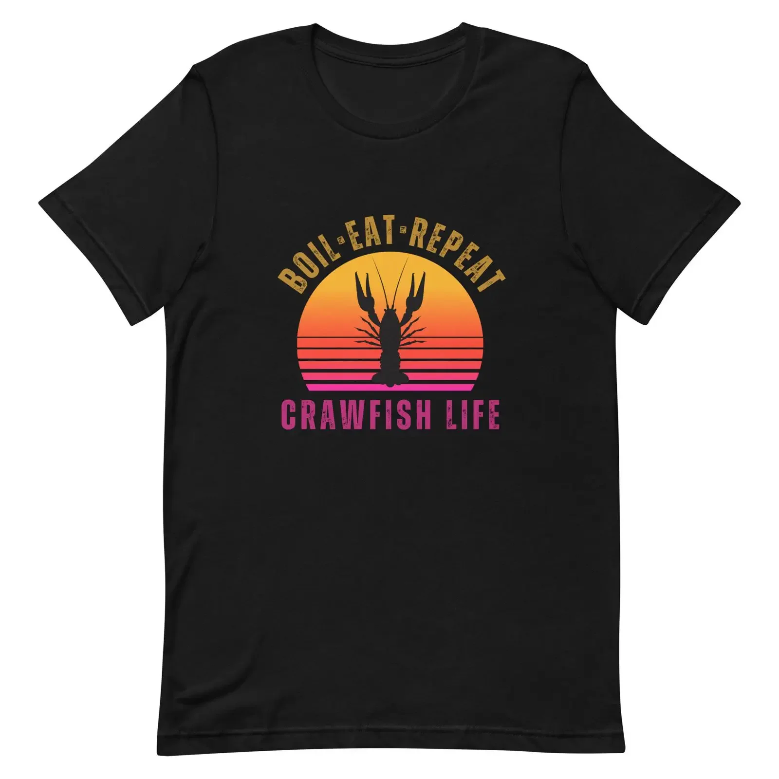 Boil Eat Repeat Crawfish Life T Shirt Embrace the Enthusiast Lifestyle vintage Washed Stylish Soft Unisex streetwear