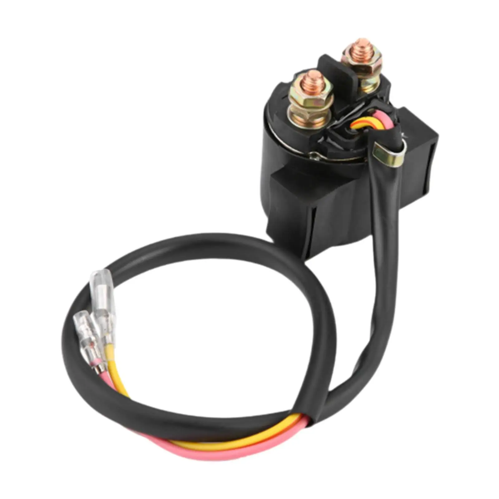Sturdy Starter Solenoid Relay Switch Black Plastic High Performance Electric Connector for Honda TRX250EX SPORTRAX