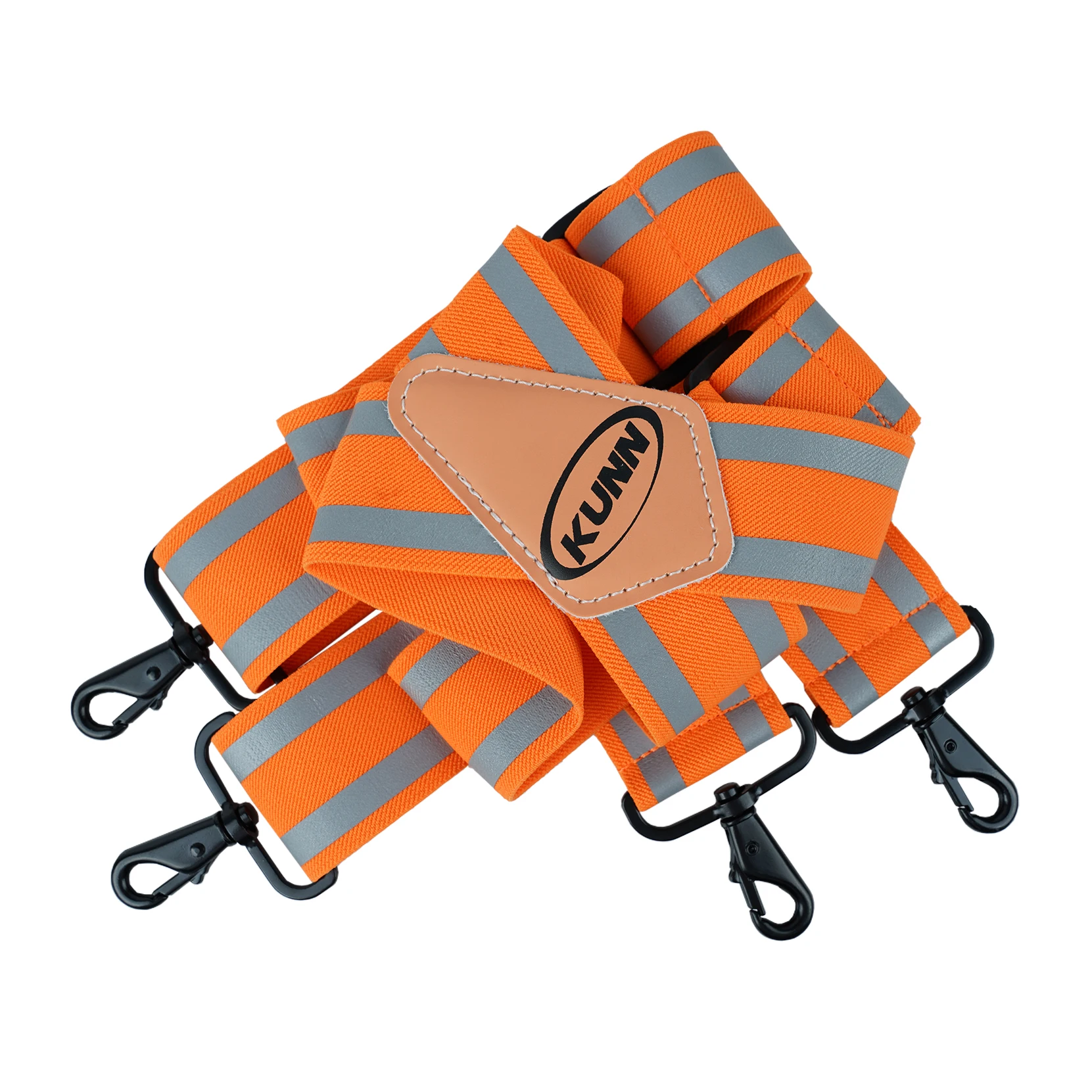 KUNN Safety Reflective Suspender Safety & High Visibility Men Work Suspender