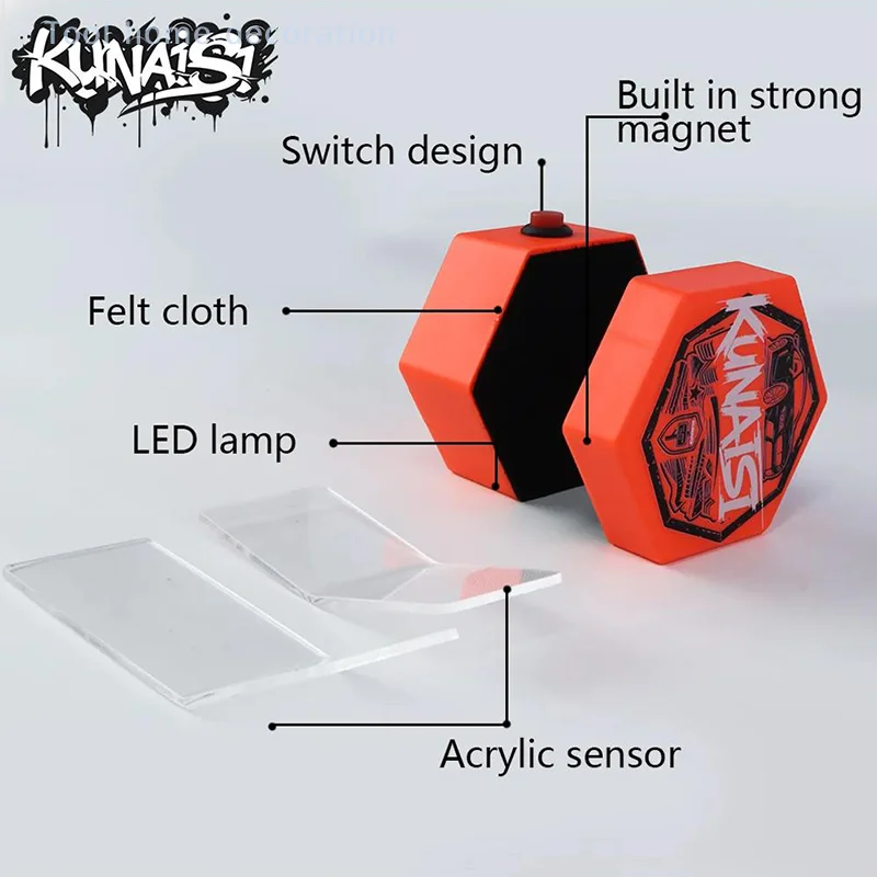 Odporny na zarysowania reflektor LED z mocowaniem magnetycznym - precyzyjne oświetlenie do przyciemniania szyb samochodowych