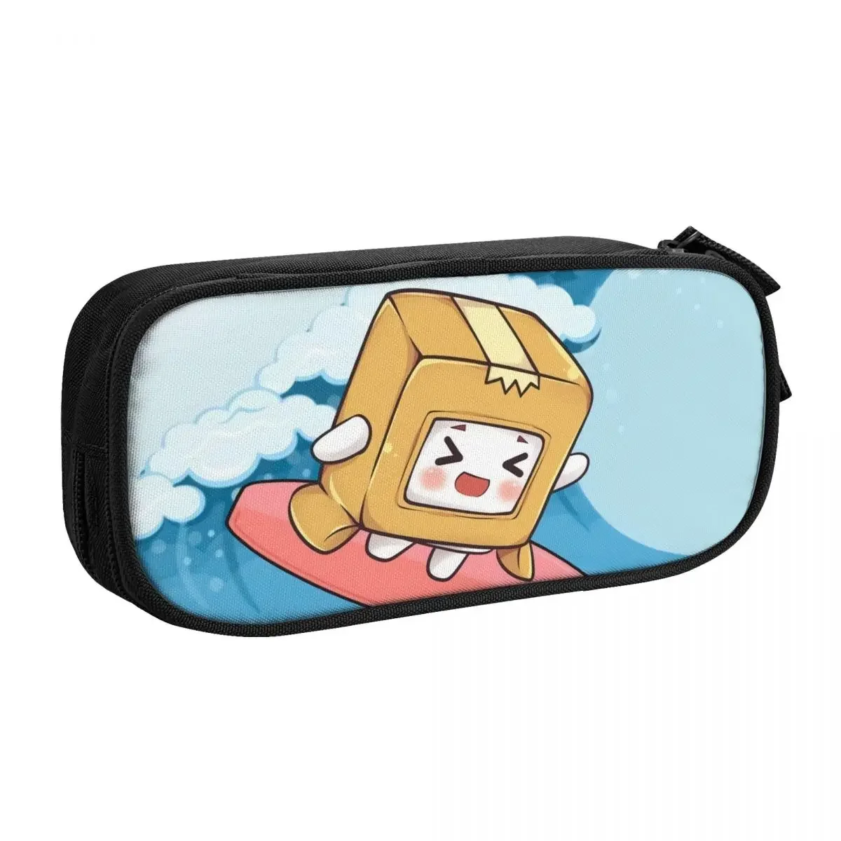 

Cartoon Foxy Boxy Lanky-box Big Capacity Pencil Pen Case Office College School Large Storage Bag Pouch Holder Box Organizer