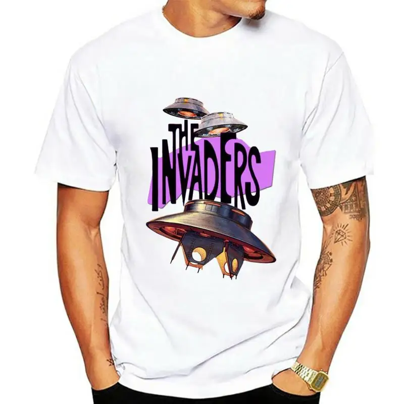 T-SHIRT The InvadersMen'ss & Women'ss Tees in  (LazyCarrot) classic 1960s tv series ufo flying saucers alien sci-fi men t shirt