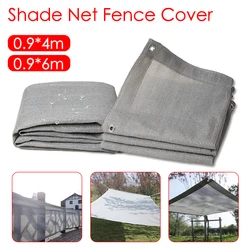 0.9x4m/6m Balcony Privacy Screen Fence Cover Patio Waterproof Shade Cloth 98% UV Protection Shade Sail Garden Porch Pool Decor