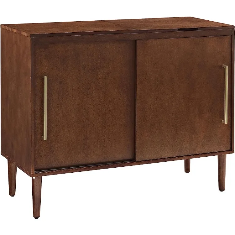 Crosley Móveis-Everett Mid-Century Modern Media Console, mogno