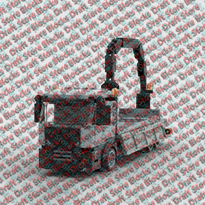 City Car Model MOC Building Bricks Logistik Transport Truck Modular Technology Gifts Holiday Assemble  Toys Suit Display QWERT