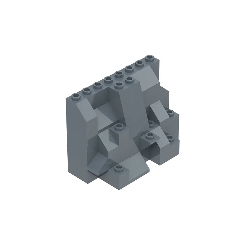 MOC 1 Uds 6082W pared especial 6083 Panel de roca parte ladrillo 8 agujeros bloques de construcción de montaña juguete de desvío adultos niños regalos de vacaciones