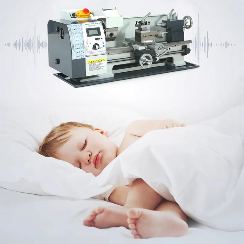 

8"x14" (210*350mm) 750W Variable Speed Mini Metal Lathe – DIY Metal Working Turning Drilling Threading Milling Machine