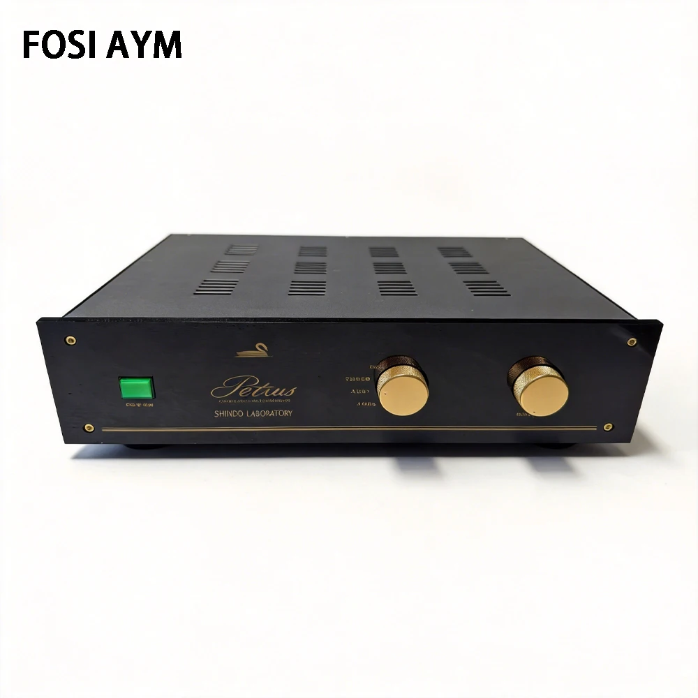 

430x110x300mm FOSI AYM Reissue Petrus Limited Edition Tube Preamplifier Chassis Audiophile HiFi DIY Amplifier Case Housing