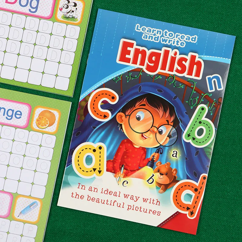 The English Alphabet Writing Book Is Suitable for Everyone Who Is Learning English, with Concise and Practical Content, Ideal for Daily Practice and as a Holiday Gift.
