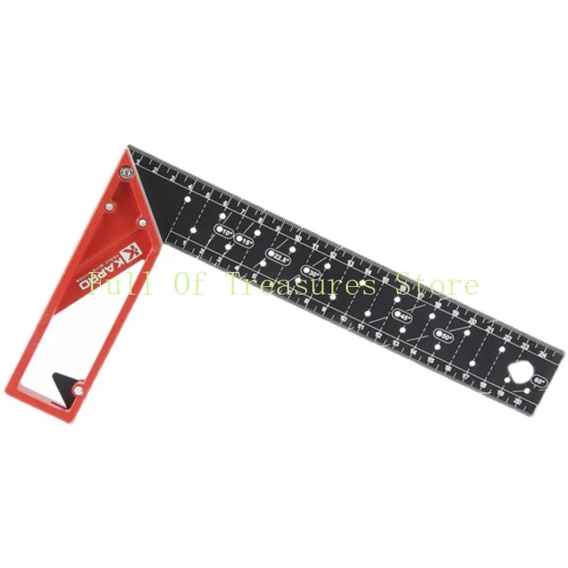 Right angle ruler 90 degree multifunctional 354 stainless steel woodworking angle ruler high-precision universal crutch