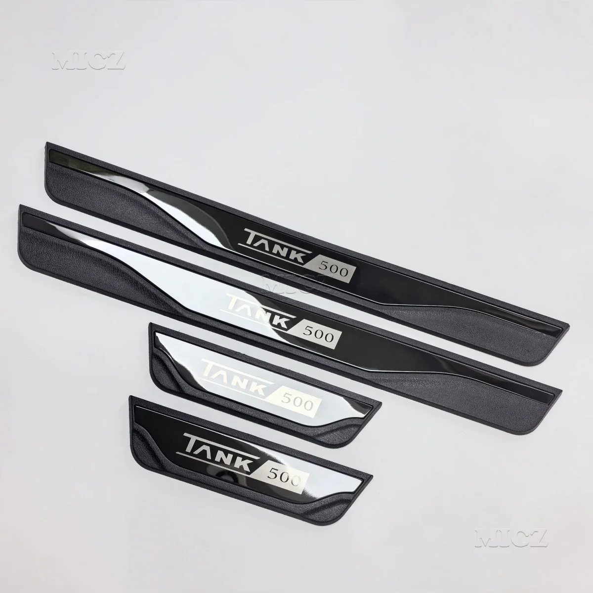 

For GWM Great Wall Tank 500 2022- 2023 Interior Accessories Door Sill Inside Scuff Plate Decoration Cover Trim Metal