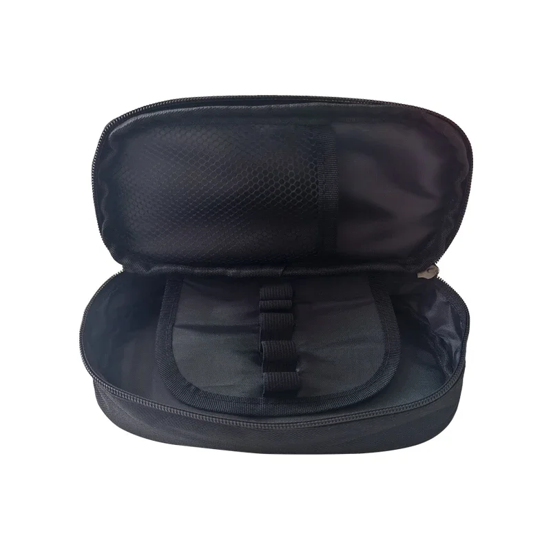 Estuche para lápices con estampado de lobo aullando, caja para lápices con diseño de lobo aullando bajo el luz de la luna, portalápices escolar, estuche de cosméticos, suministro escolar