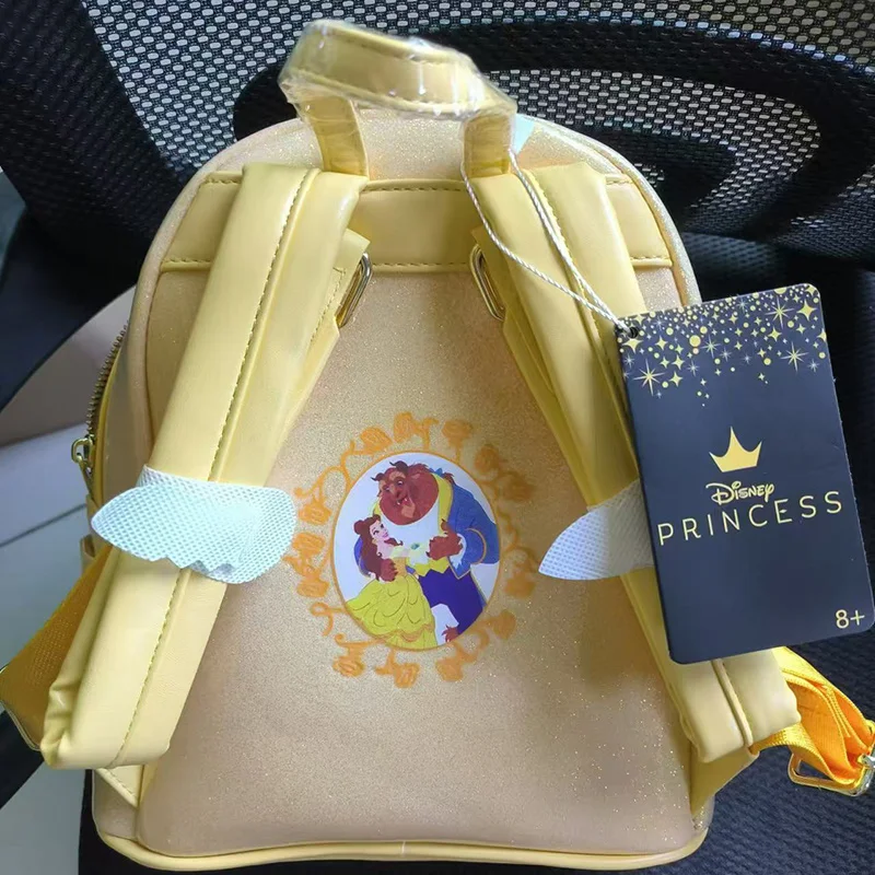 New Loungefly Disney Cinderella Backpack Cute Cartoon Student Backpack Girl Birthday Gift Outdoor Convenient Backpack Mini Bag