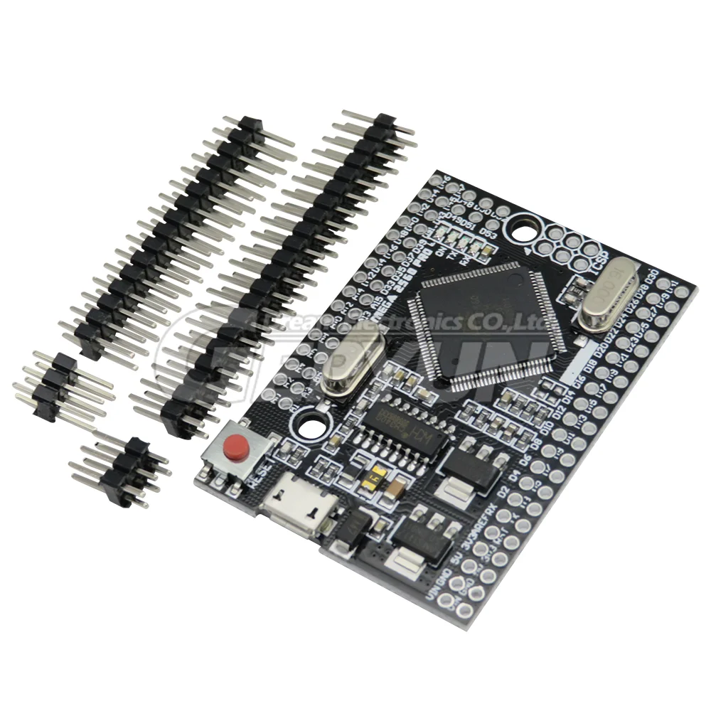 1pcs Mega2560 PRO 5V Embed CH340G ATmega2560-16AU with male pinheaders Compatible Mega 2560 for arduino