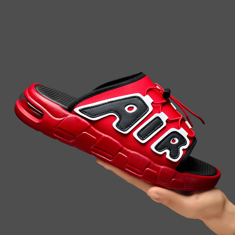 

Men's Slippers 2026 Summer New Casual Slippers Fashion Air Cushion Sports Slippers for Men Non Slip Beach Shoes Designer Slides