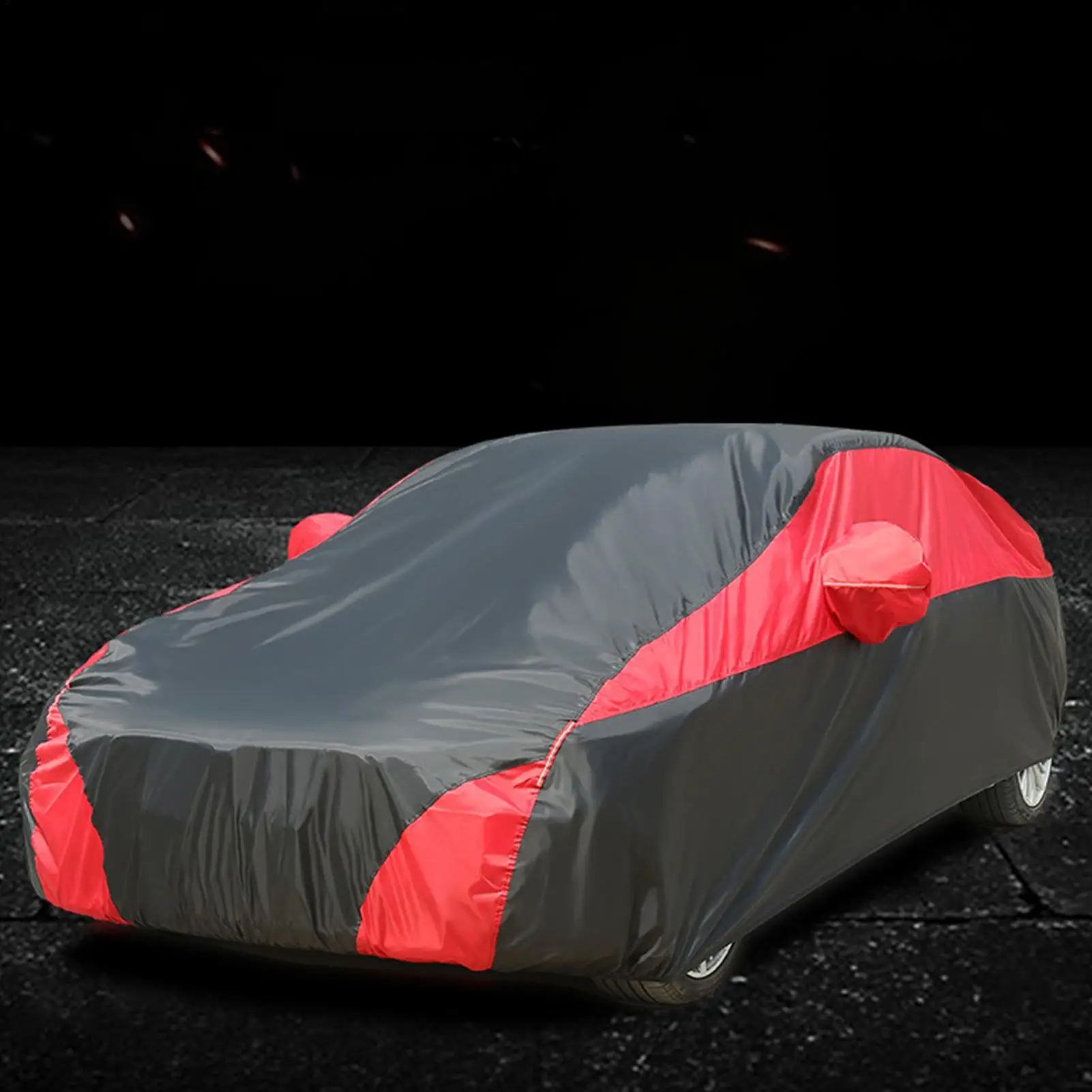 Car Cover Thick Waterproof Long-Lasting Sun Shade Protector Car Exterior Covers For Windshield Summer Winter Sun Snow Automotive