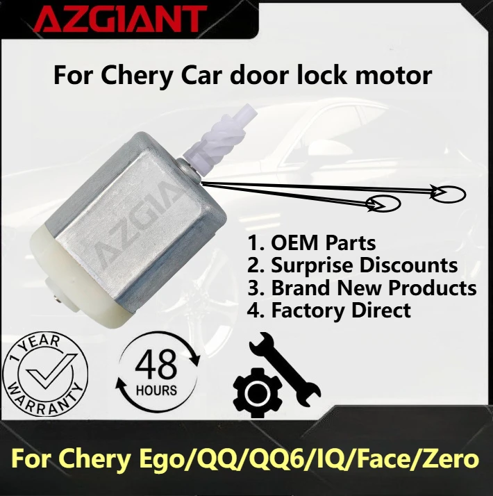 Двигатель замка двери автомобиля Azgiant для Chery Ego/QQ/IQ/Face/Zero/iCar, новые высококачественные запасные части OEM Двигатель замка двери автомобиля Azgiant для Chery Ego/QQ/IQ/Face/Zero/iCar, новые высококачественные запасные части OEM