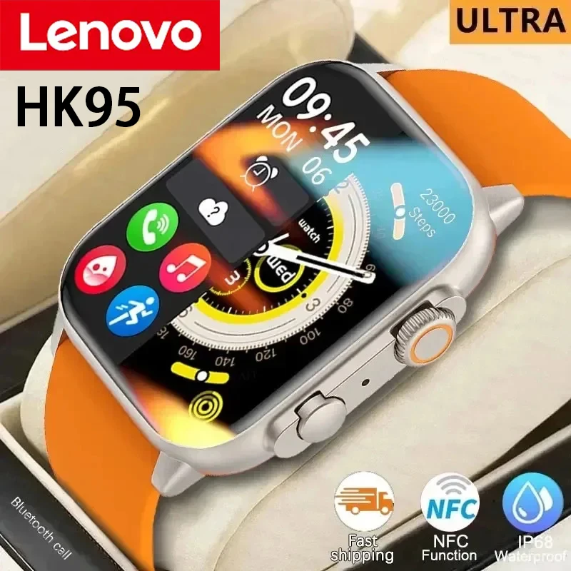 

Lenovo Watch S10 Ultra Smart Watch 49mm New NFC Men Women GPS Track Bluetooth Call BT Music Games Wireless Charging Smartwatch