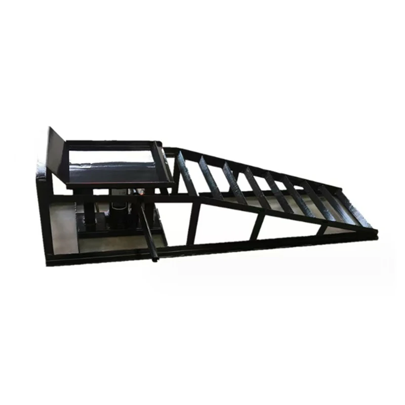 Durable 3 Ton Stable and Durable Anti-Slip Surface Garage Adjustable Car Repair Hydraulic Ramp for Car Wash