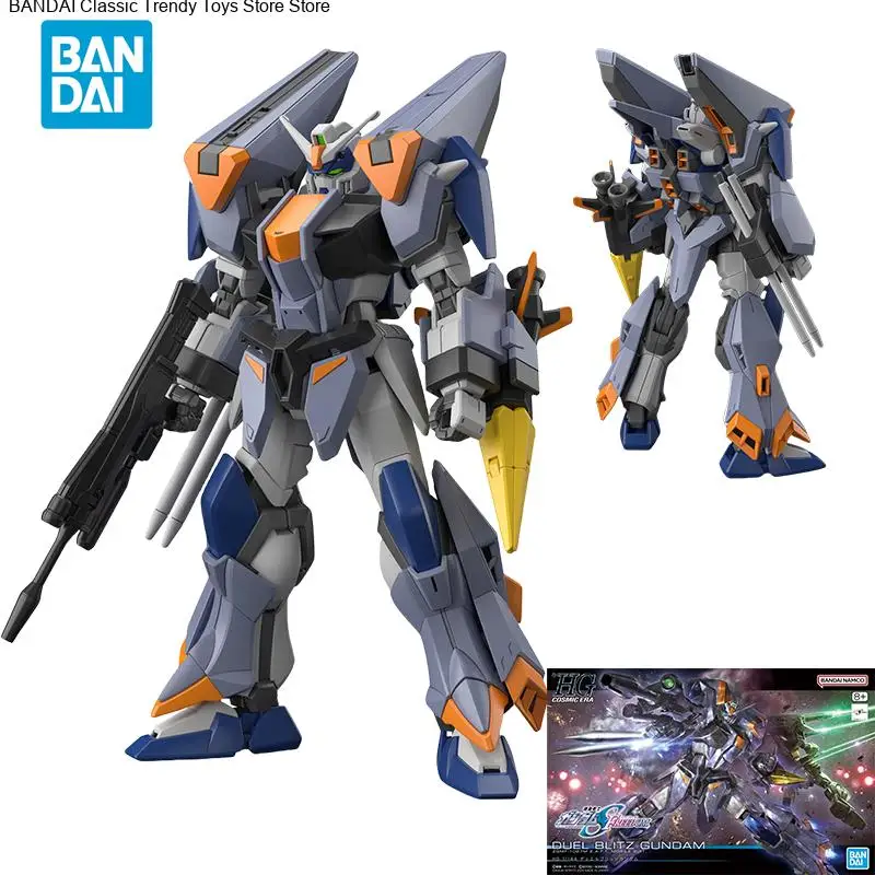 

Spot Direct Delivery Bandai Original GUNDAM Anime Model HGCE 1/144 DUEL BLITZ GUNDAM Action Figure Assembly Toys for Kids Gift