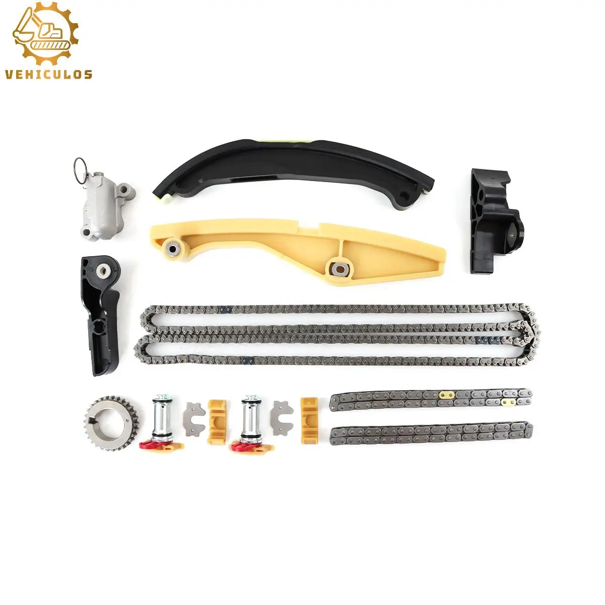 

AT4Z-6306-A AT4Z-6K254-A BL3Z-6268-A Engine Timing Chain Kit For Ford Edge Eplorer F150 Flex Mutang Taurus TRANSIT 3.5L 3.7L V6