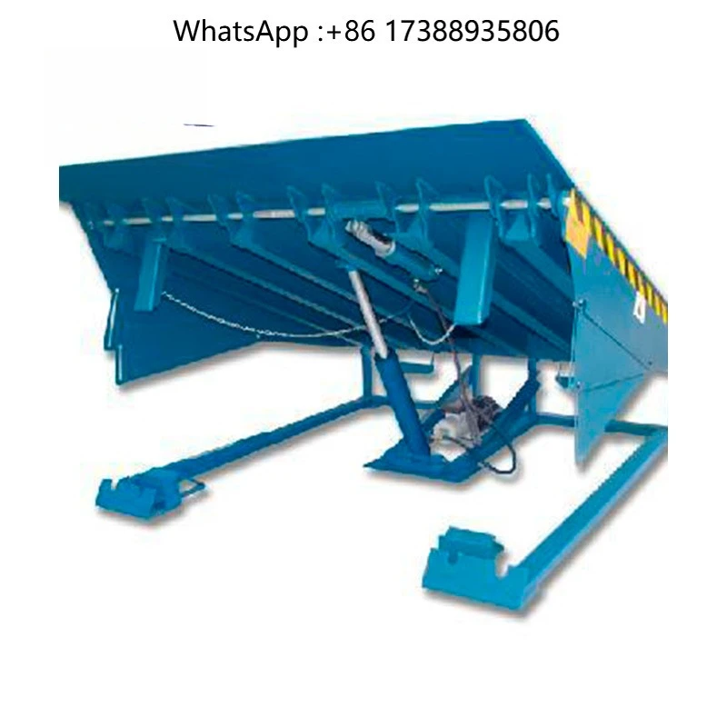 Electric Hydraulic Dock Leveler Stationary Loading Dock Platform with Motor for Warehouse Truck Loading Bay