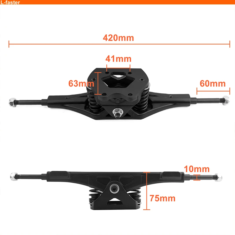190KV N63 Motor Suporte Forte Caminhão 8 Polegadas Pneu Off Road Kit de Conversão de Skate de Montanha Elétrica