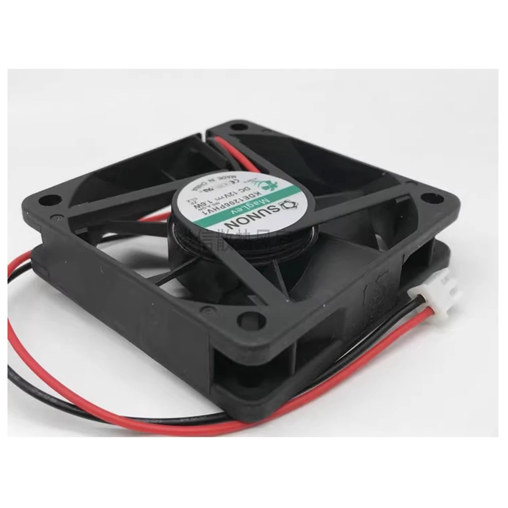 مروحة ماجليف لسيارة Sunon ، مروحة صامتة للعرض ، مزود طاقة ، مبرد خزانة ، KDE1206PHV1 ، MS. GN ، 60: 50: 50: 50: 50: 50: 50 V ، 12V ،