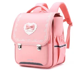 Children Waterproof PU Japanese Backpack bookbag satchel Japanese school bag for girls and boys   Children Book Bag for school