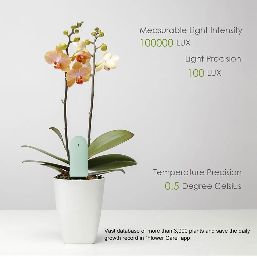 Xiaomi Mi Flora Monitor Digital International Version Grass Flower Care Soil Water Light Smart Tester Sensor for Garden Plants