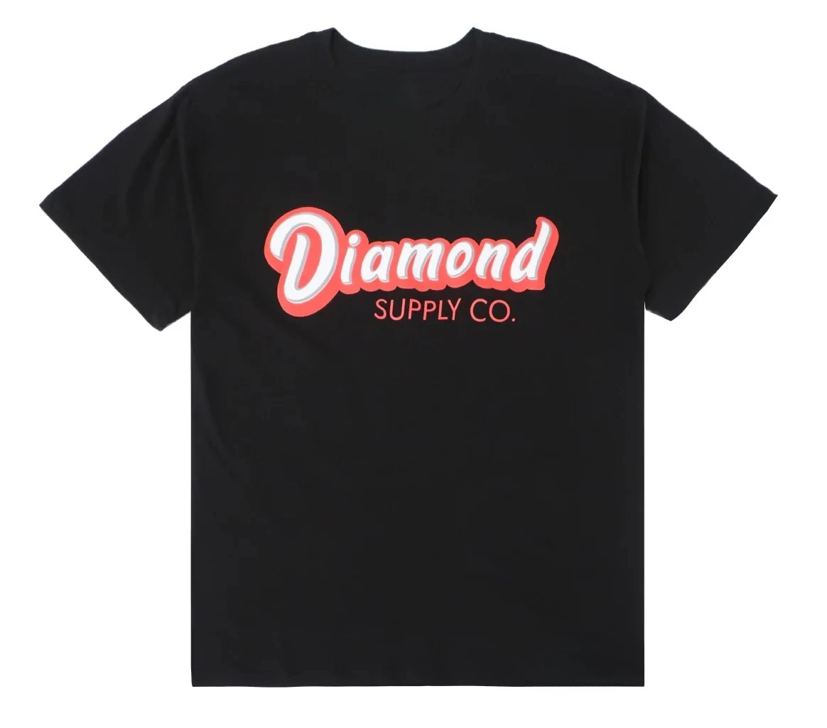 

Diamond Supply Co. Men's Classic Retro Logo Tee T-Shirt High-end Luxury Is for Both Men and Women Top Y2k