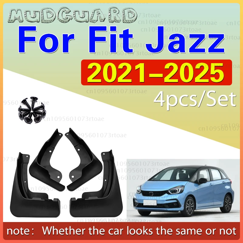 

Mudflaps Fender Flares for Honda Fit Jazz Sport Pro 2021 - 2025 2022 2023 2024 Mudguards Splash Mud Guards Cover Accessories