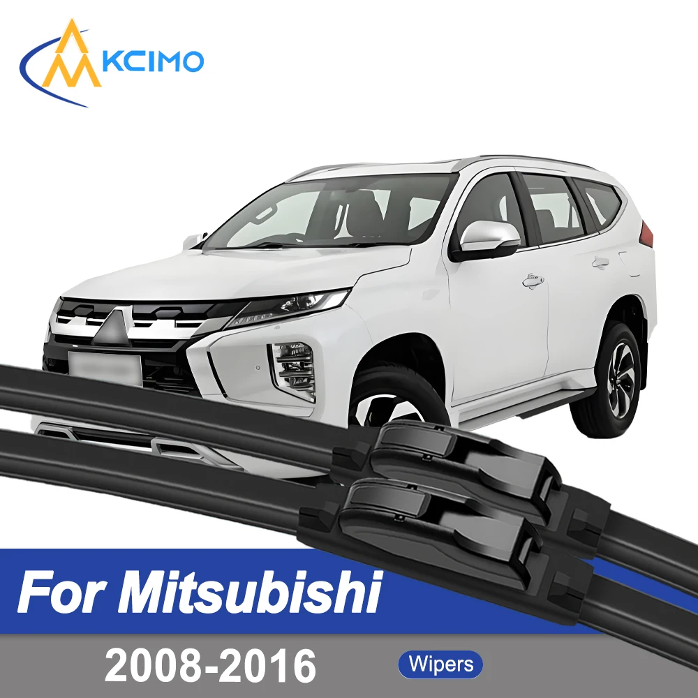 

Premium Rubber Durable Silent Windshield Wiper Blades 2pcs for Mitsubishi Pajero Sport KG KH PB 2008-2016 Montero Sport Nativa