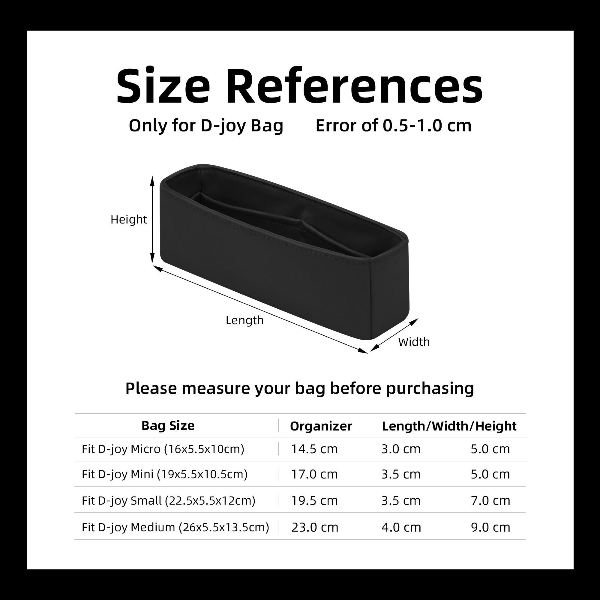 DGAZ Silk Purse Organizer Insert Fits Dior Toujours Bags，Silky Smooth Bag Organizer，Luxury Handbag & Tote Shaper view 6